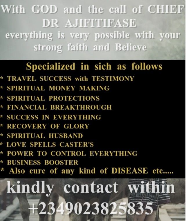 The Best Powerful Spiritual Herbalist in Nigeria 