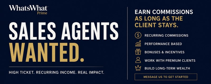 Comission Based Sales Agents